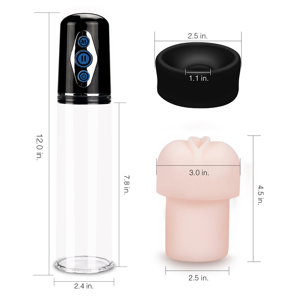 Elite Automatic Suction Pump – USB Rechargeable Pump with 5 Suction Modes - Image 4
