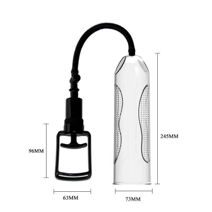 Alexander Vibe – Penis Pump with Vibration & Textured Cylinder - Image 4