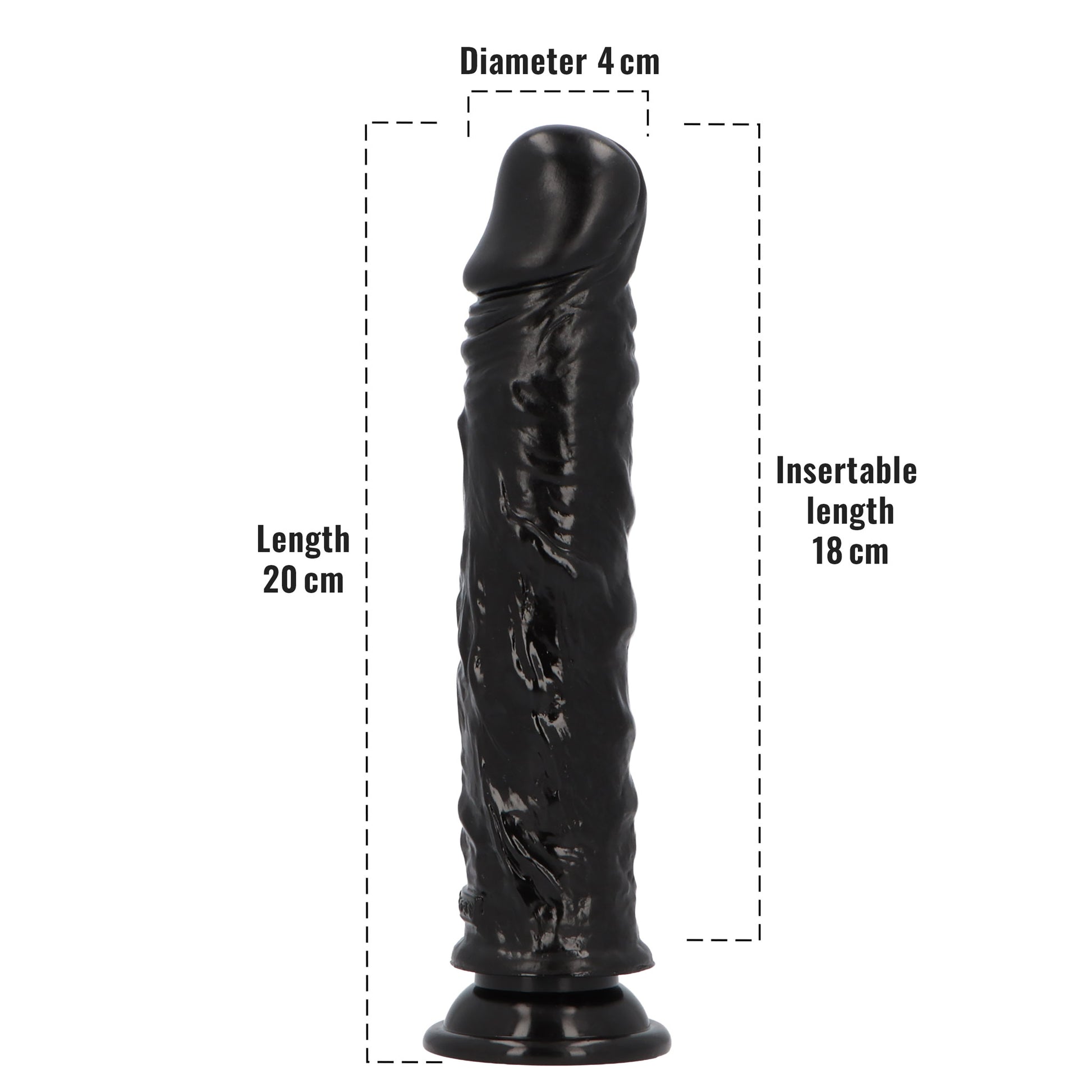 Jim Liquorice (20cm) – Ρεαλιστικό Όμοιωμα με Άρωμα Γλυκόριζα & Βεντούζα - Image 3