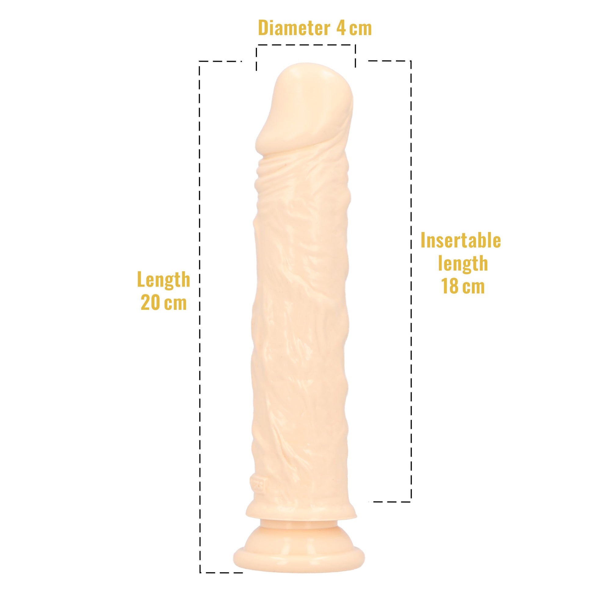 Jim Vanilla (20cm) – Ρεαλιστικό Όμοιωμα με Άρωμα Βανίλια & Βεντούζα - Image 3