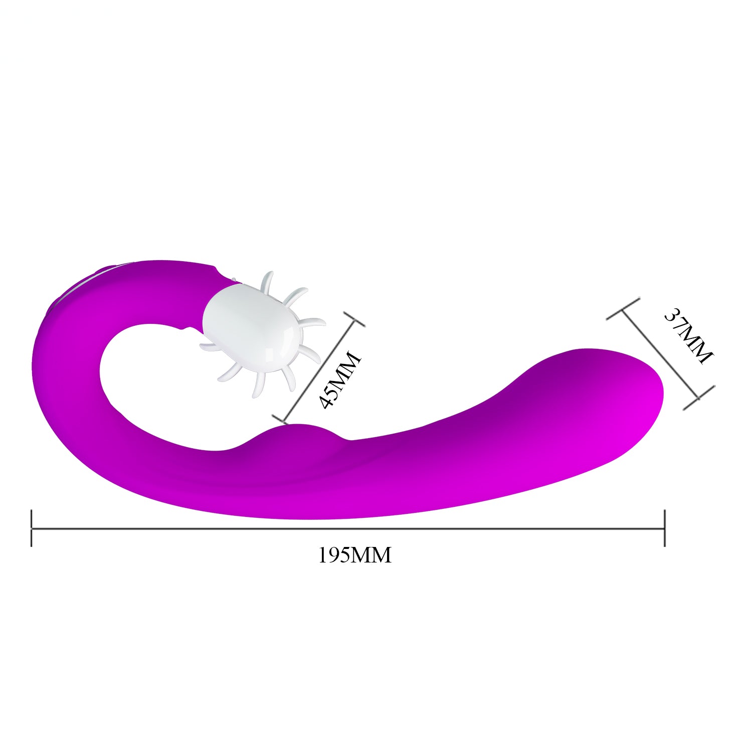 Pretty Love Lit Stim Wheel – Επαναφορτιζόμενος Δονητής Σημείου G με Περιστρεφόμενο Τροχό Κλειτορίδας - Image 5