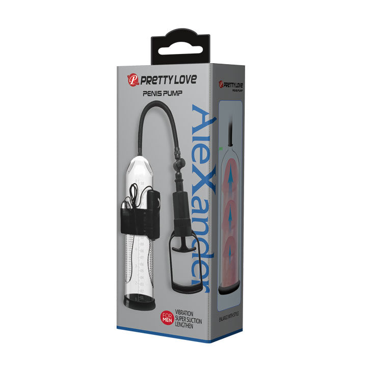 Alexander Vibe – Penis Pump with Vibration & Textured Cylinder - Image 8