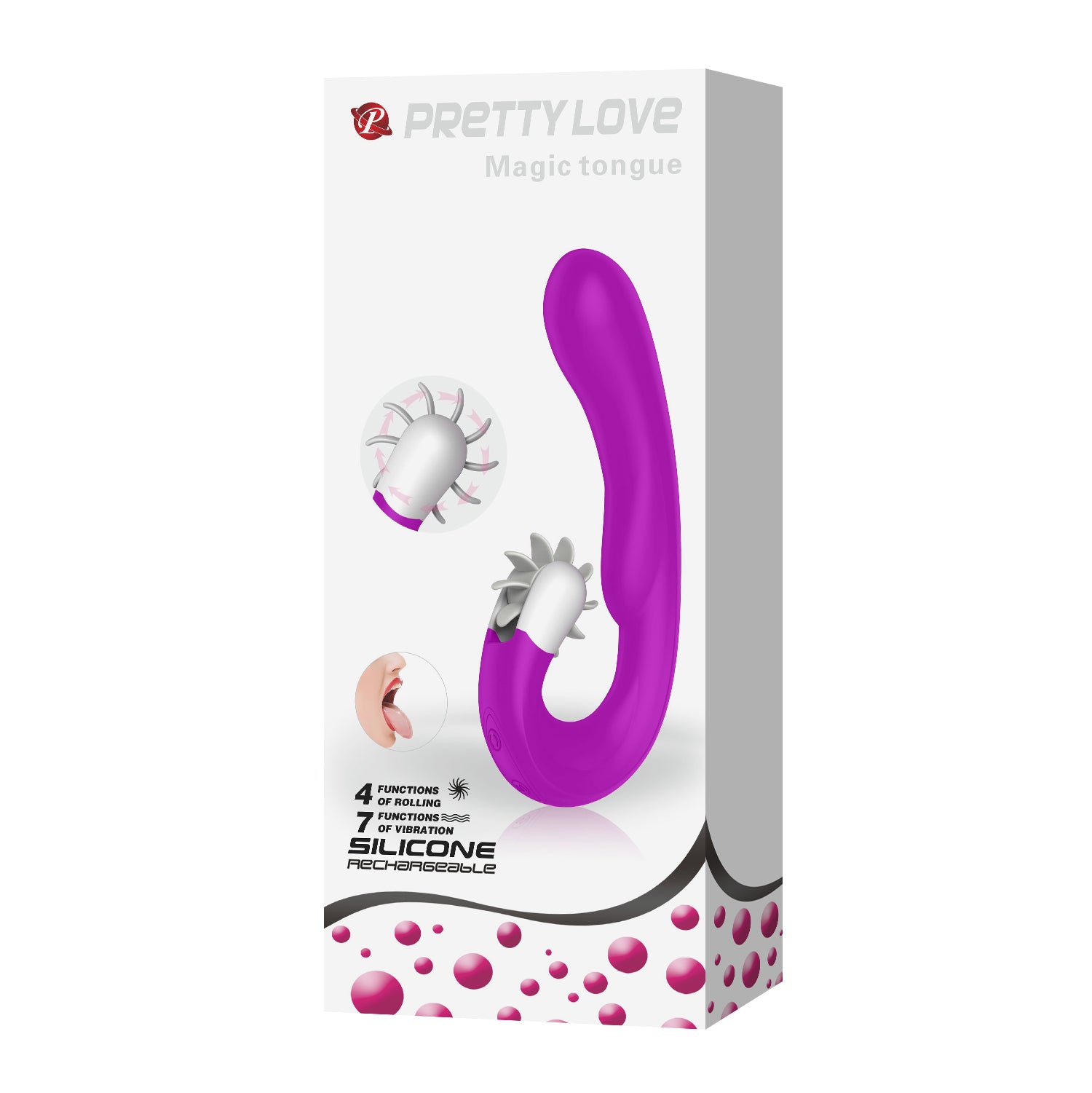 Pretty Love Lit Stim Wheel – Επαναφορτιζόμενος Δονητής Σημείου G με Περιστρεφόμενο Τροχό Κλειτορίδας - Image 9
