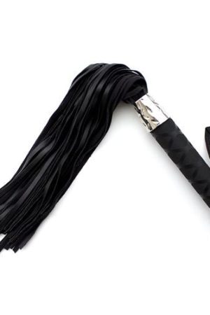 Hard Whip – Faux Leather Cat O' Nine Tails Flogger (45 cm)