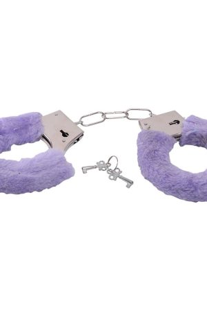 Purple Furred Handcuffs