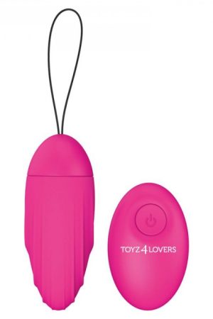 Elys – Rechargeable Ripple Egg with Remote Control (Pink) (19.5 cm)