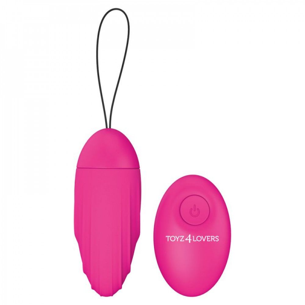 Elys – Rechargeable Ripple Egg with Remote Control (Pink) (19.5 cm)