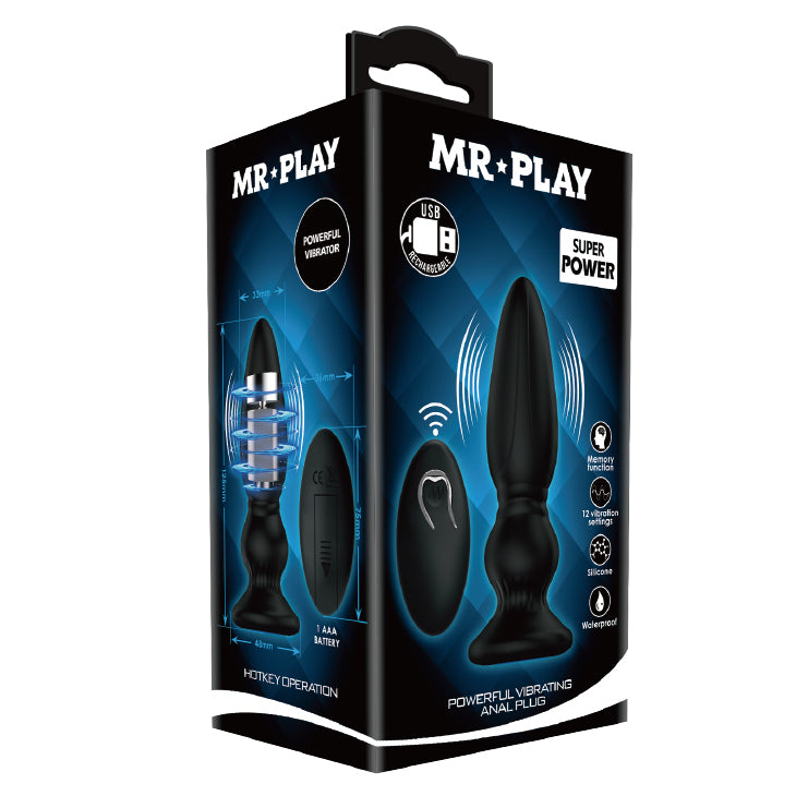Mr Play Powerful Vibrating Anal Plug - Image 10
