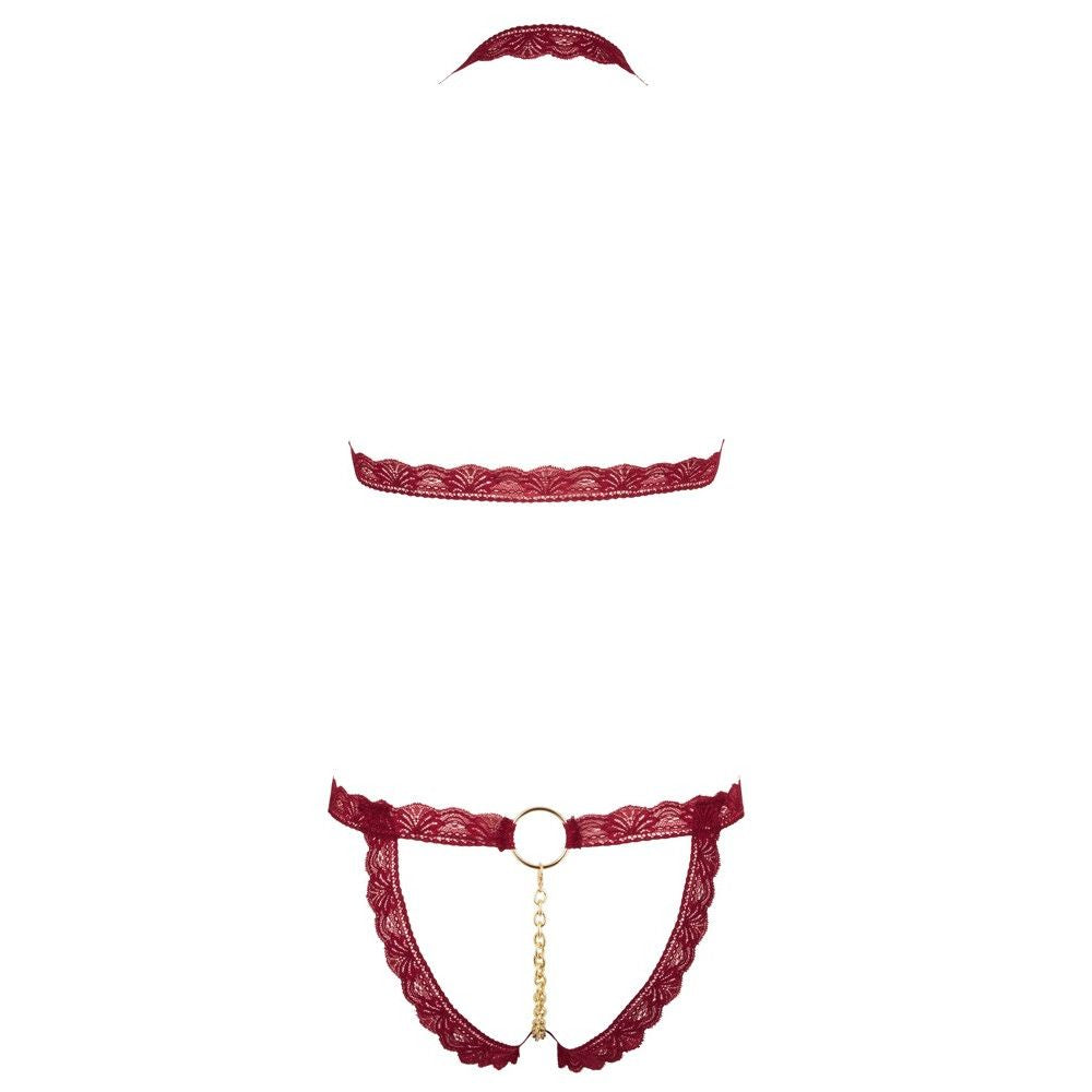 Cottelli Wild Love Ouvert Lingerie Set Size (M/L) - Image 4