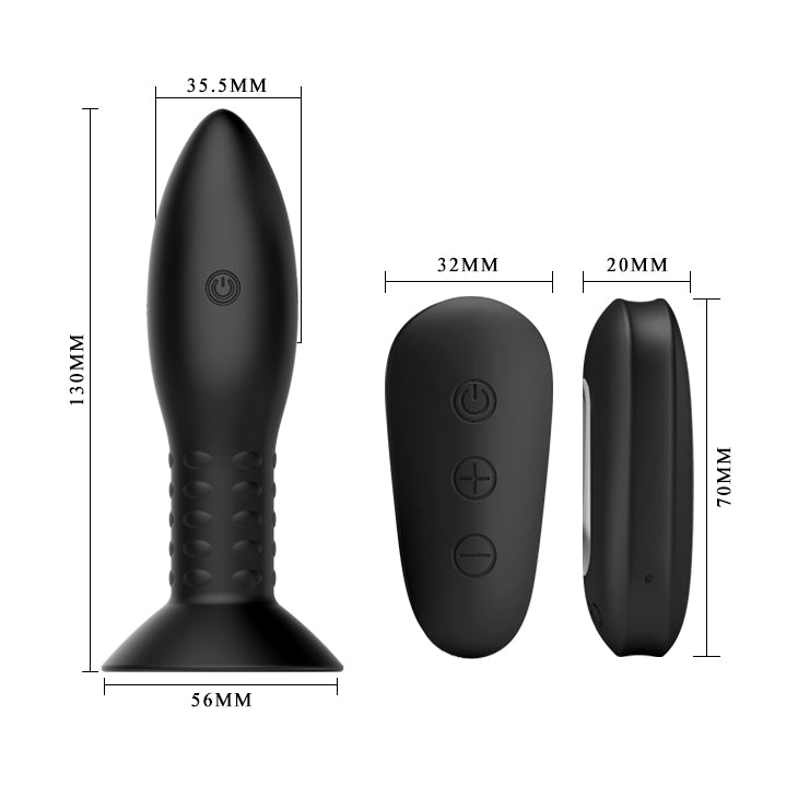 Mr Play Vibrator Anal Rotating Beads Eclipse - Image 5
