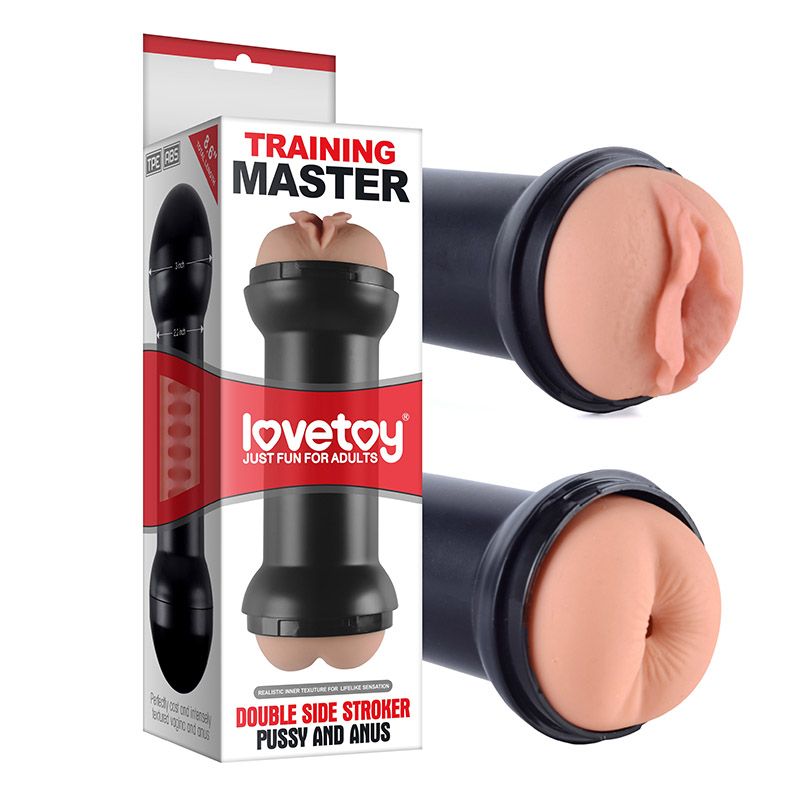 Double Side – Realistic Double-Ended Masturbator (22 cm) - Image 5