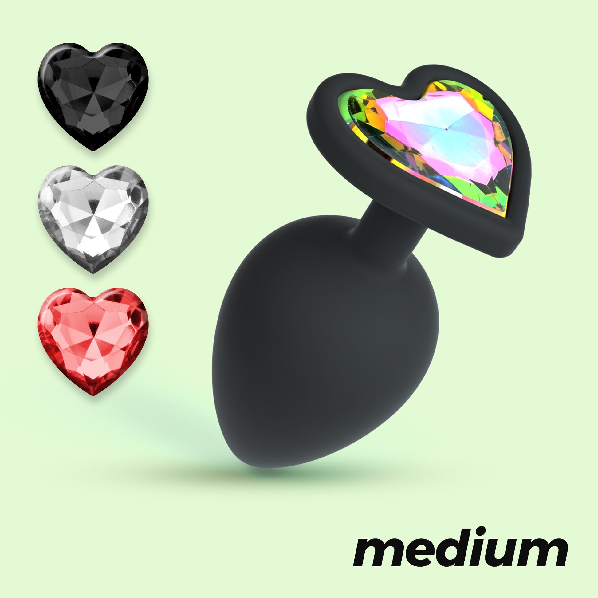 Cuore Heart Butt Plug Ø 3,4 cm - Image 6
