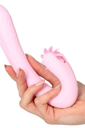 Oral Fantasy Pink 20cm – Dual Action Rotating Stimulator