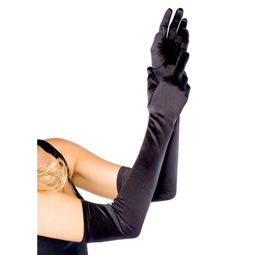 Sexy Extra Long Satin Black – Extra Long Satin Gloves