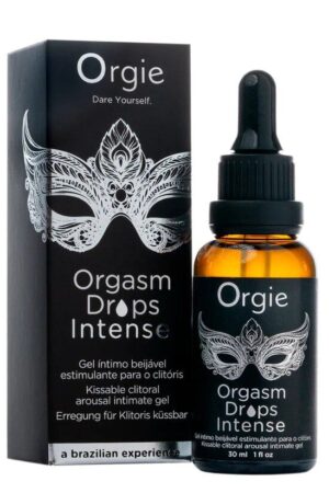 Orgasm Drops Intense Red Apple 30ml – Warming Clitoral Arousal Gel
