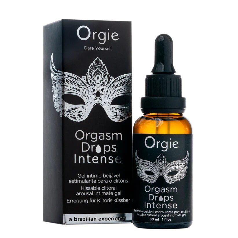 Orgasm Drops Intense Red Apple 30ml – Warming Clitoral Arousal Gel