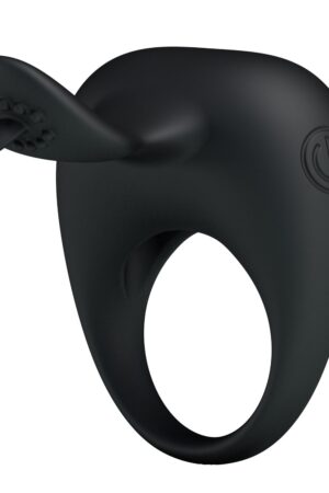 Vibrating Cock Ring – Tongue Teaser & Dual Stimulation Ring (5.3cm)