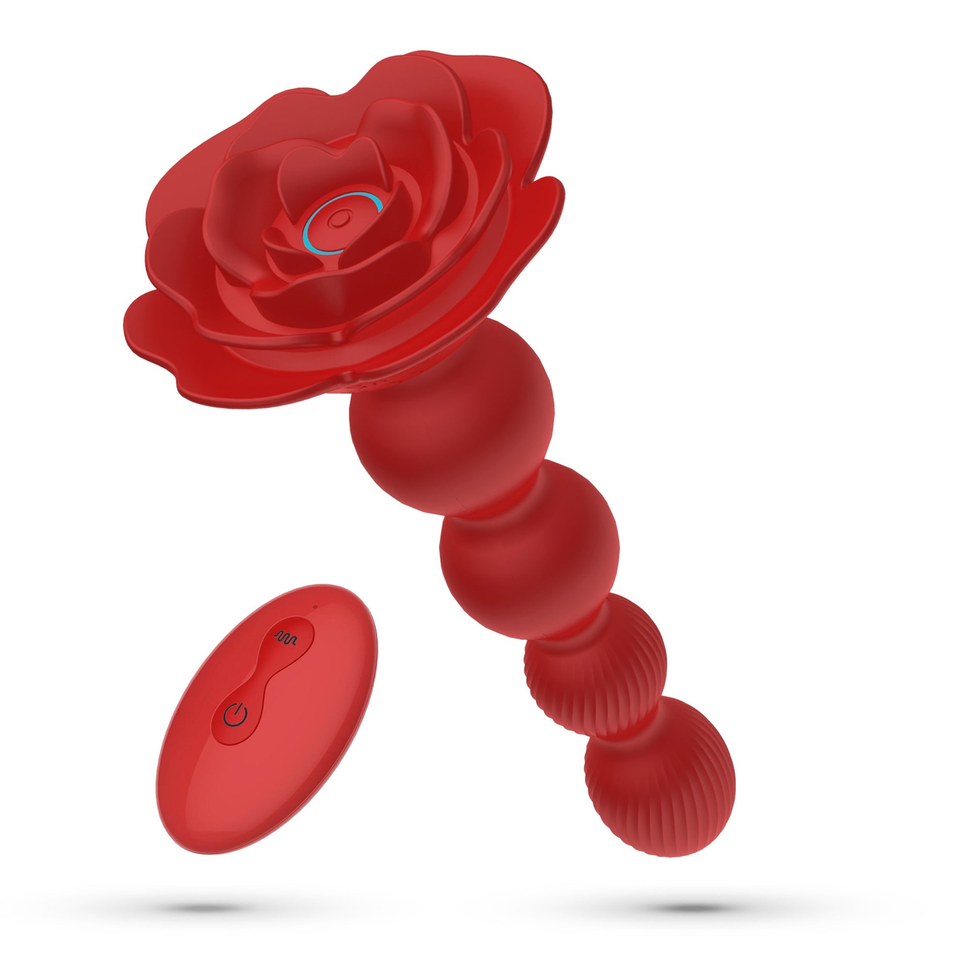 Crushious Rose Anal Plug – Rotating Anal Plug with Remote Control (19cm)