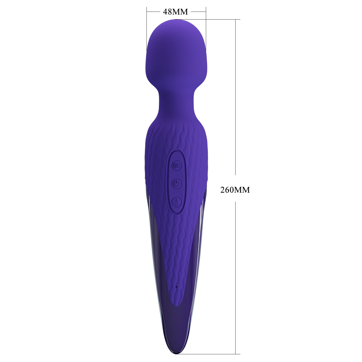 Body Wand Stimulator – Πανίσχυρος Διεγέρτης με Λειτουργία Θέρμανσης (26cm) - Image 8