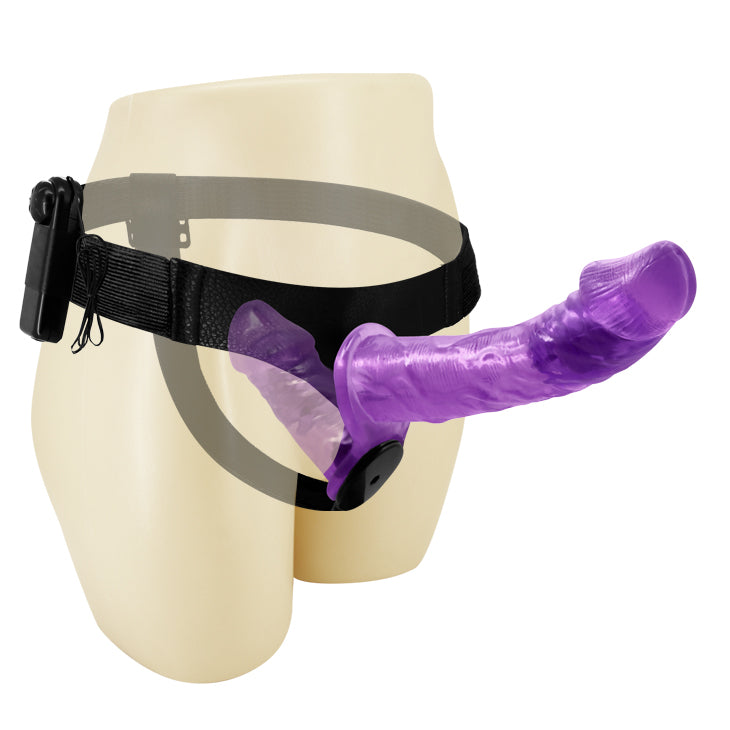 Double Vibrating Strap On – Dual Penetration & Waist Strap (17.5cm) - Image 4