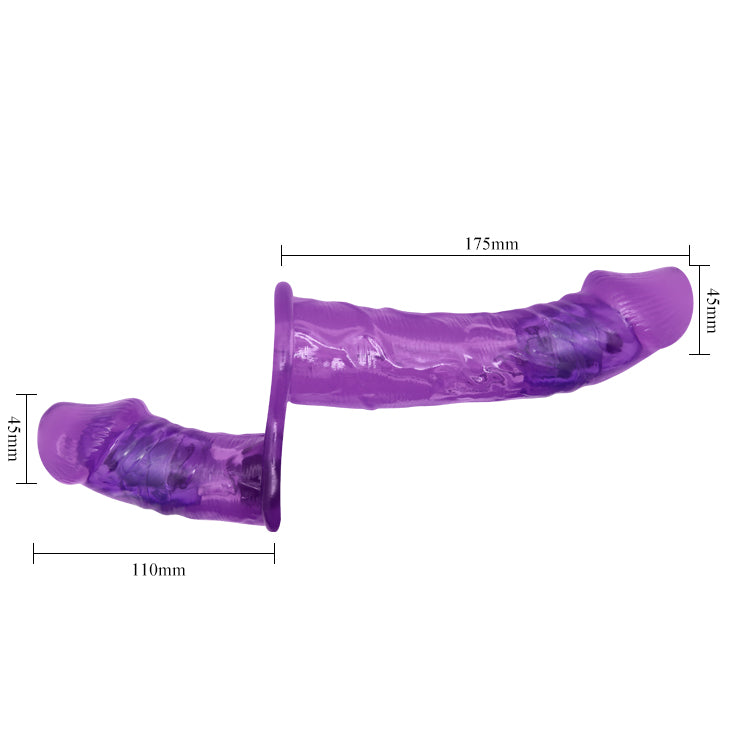 Double Vibrating Strap On – Dual Penetration & Waist Strap (17.5cm) - Image 6