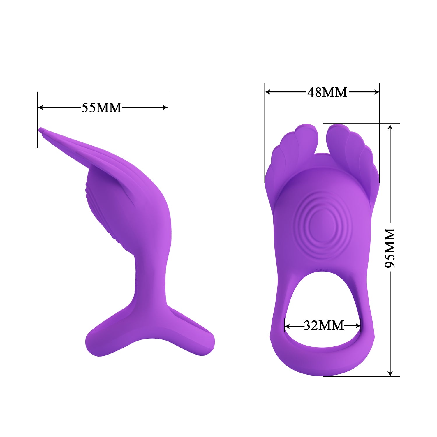 Vibrating Cock Ring – 7-Mode Vibrating Enhancement Ring (9.5cm) - Image 6