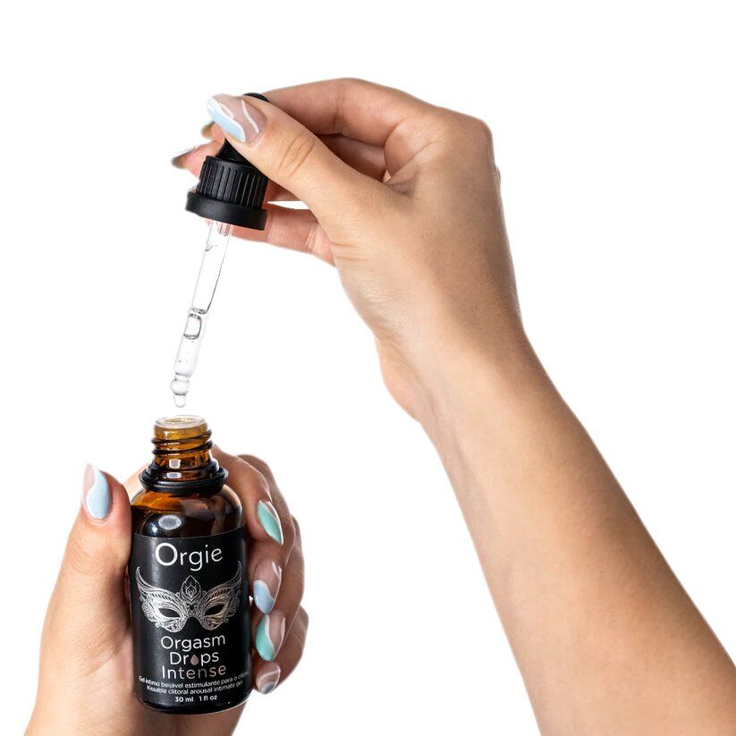 Orgasm Drops Intense Red Apple 30ml – Warming Clitoral Arousal Gel - Image 2