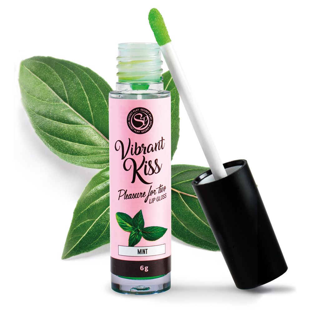Vibrant Kiss Gloss Mint – Tingling Effect Lip Gloss - Image 2
