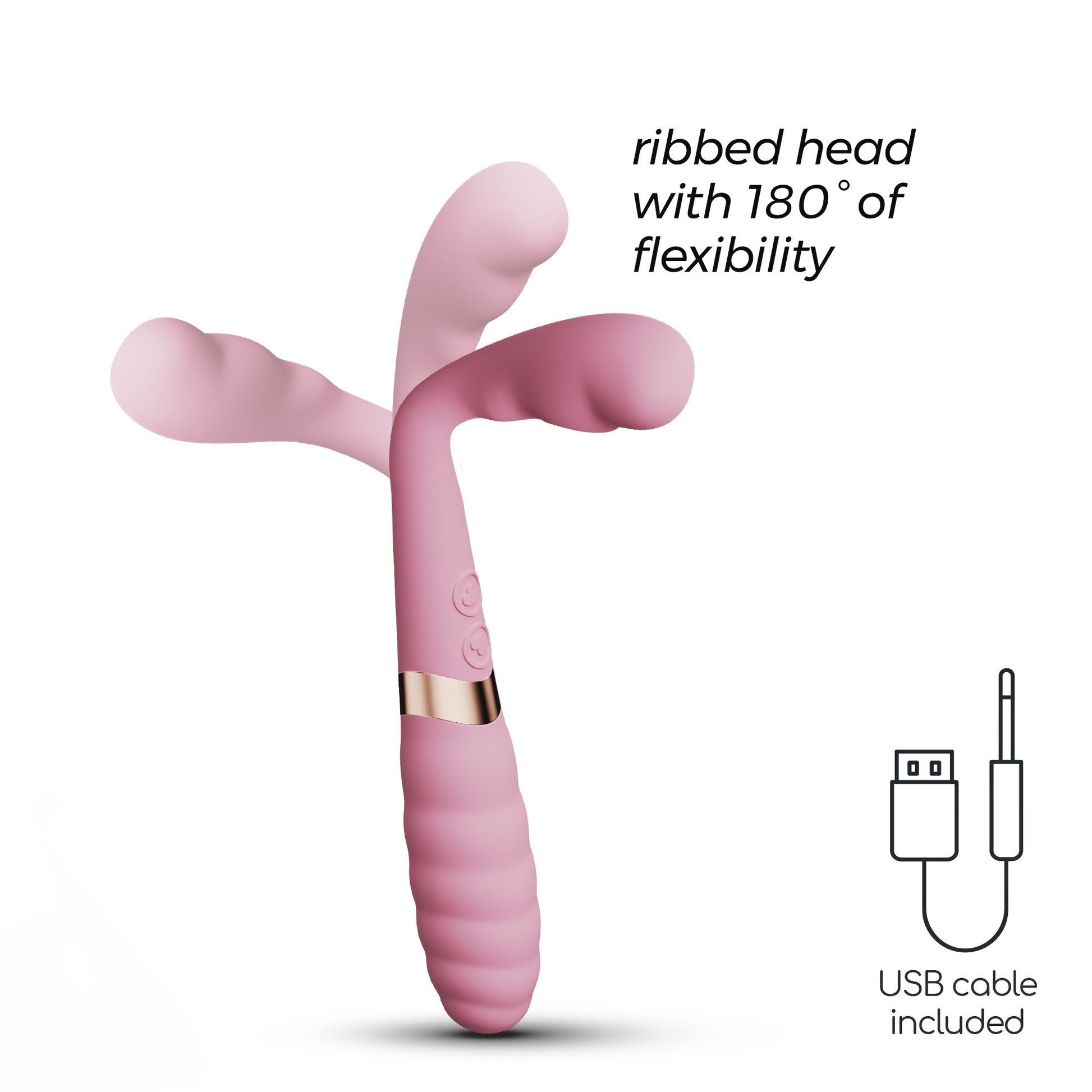 Crushious Pixie – Dual Tip G-Spot Vibrator (20cm) - Image 3