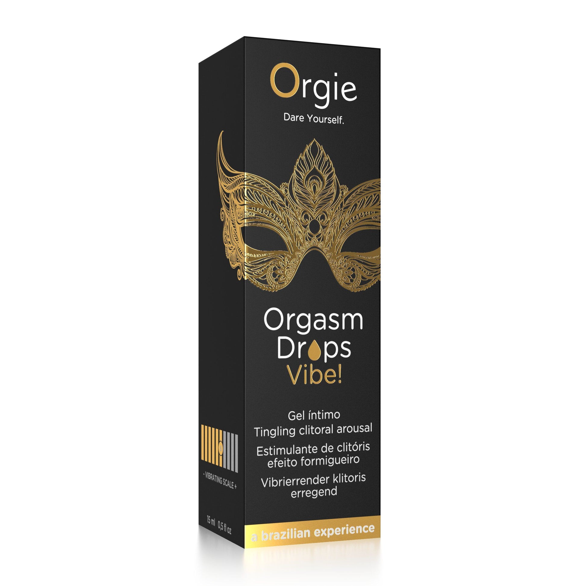 Orgasm Drops Vibe! Peach 15ml – Tingling & Vibrating Arousal Gel - Image 4