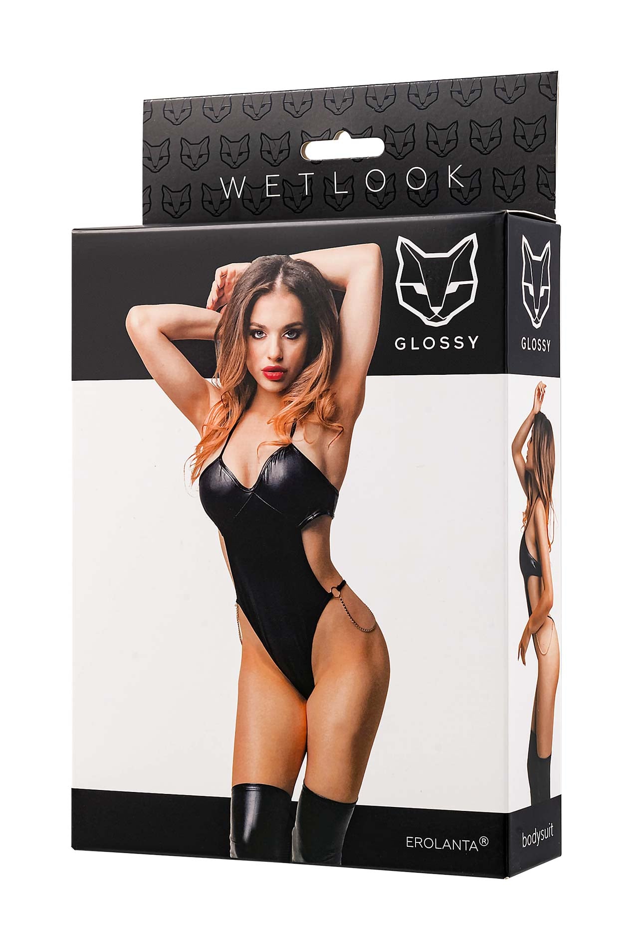 Crushious Sexy Reina – Wetlook Bodysuit with Metal Chains (Medium) - Image 4