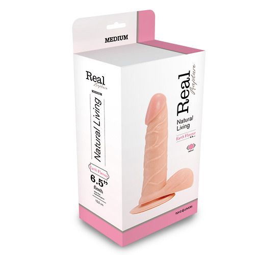 Real Rapture PVC Remote Dildo 17.5cm – Realistic Vibrating Dildo with Wired Remote - Image 5