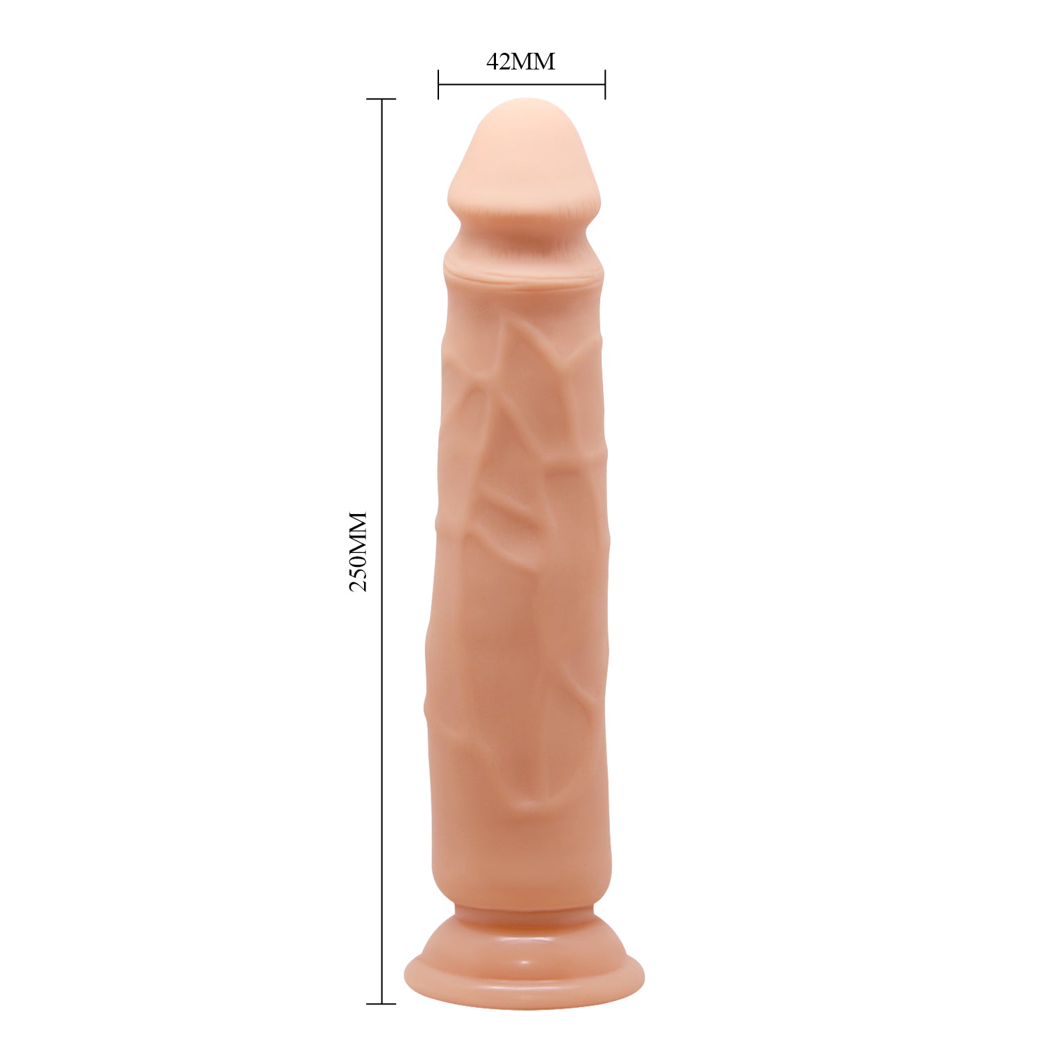 Realistic Dildo with Vertebrae Core (25cm) - Image 7