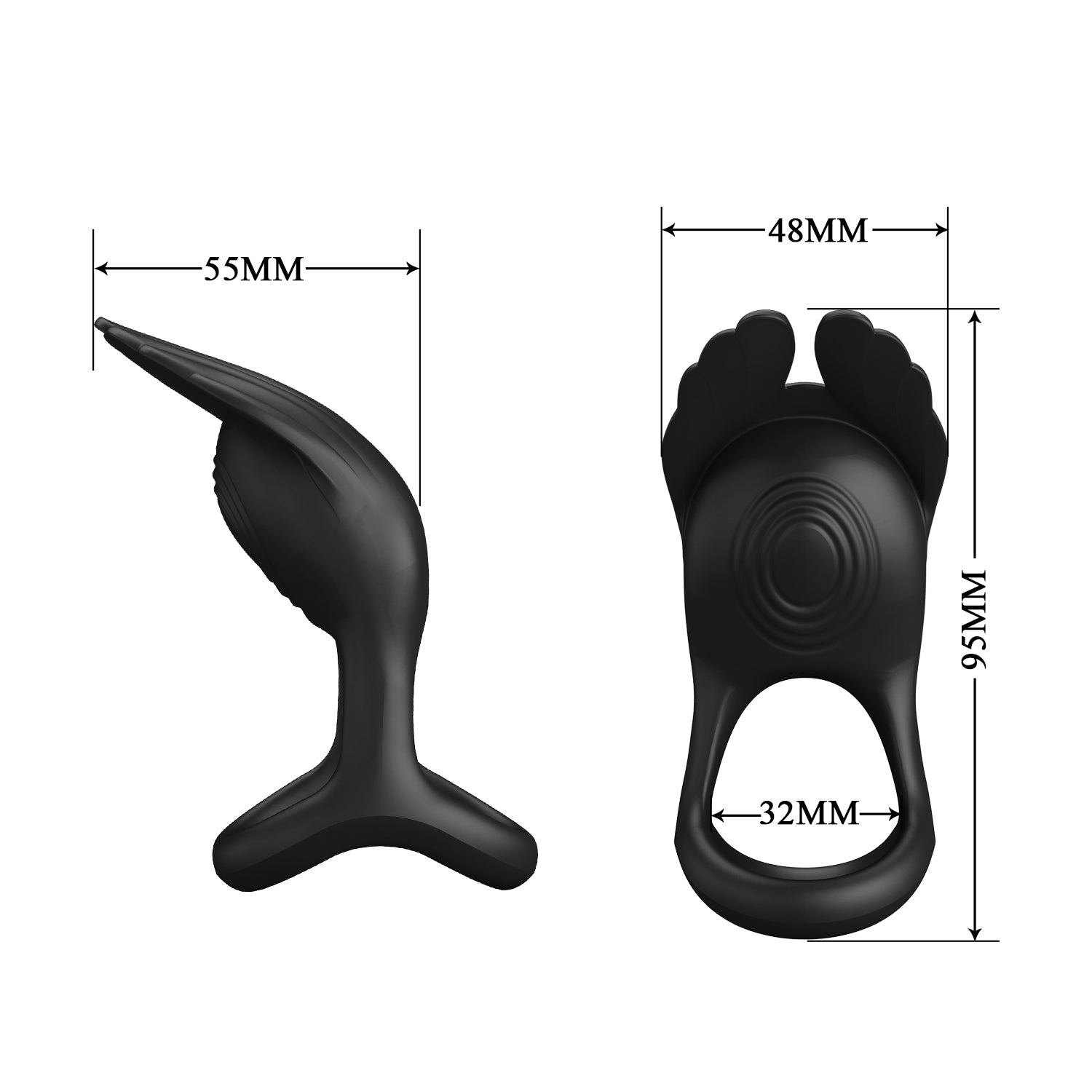 Vibrating Cock Ring – 7-Mode Vibrating Enhancement Ring (9.5cm) - Image 5