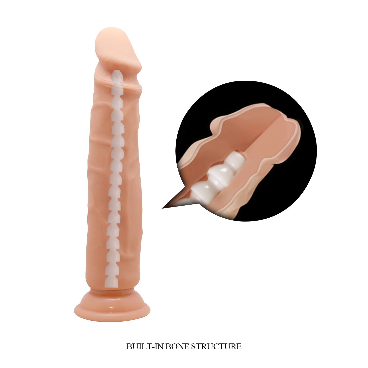 Realistic Dildo with Vertebrae Core (25cm) - Image 8